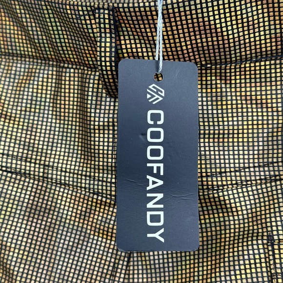 COOFANDY Mens Metallic Shiny Jeans 70‘s Party Dance Disco Nightclub Pants - Picture 3 of 7